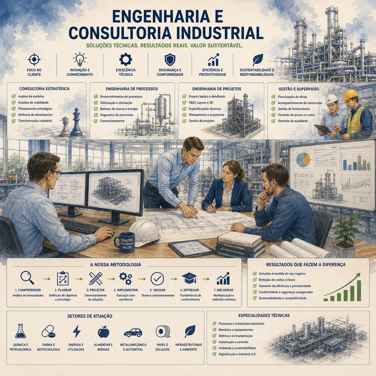 Engenharia e consultoria industrial