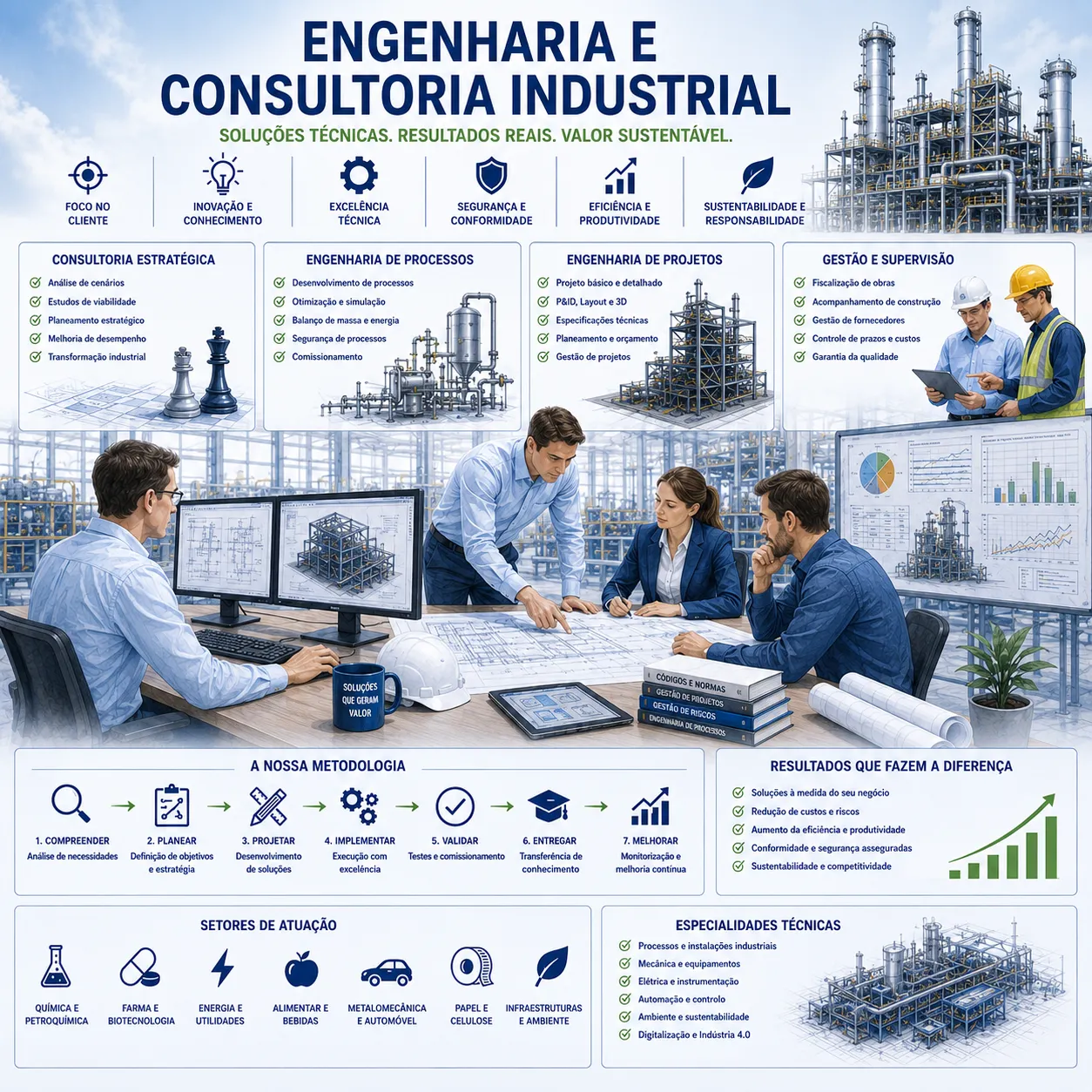 Engenharia e consultoria industrial