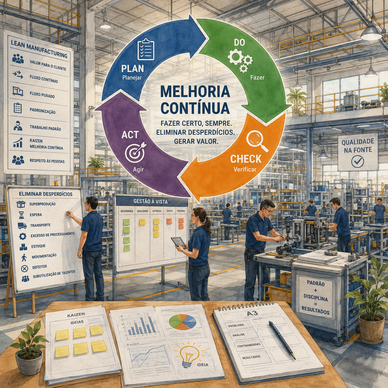 Melhoria contínua e Lean Manufacturing