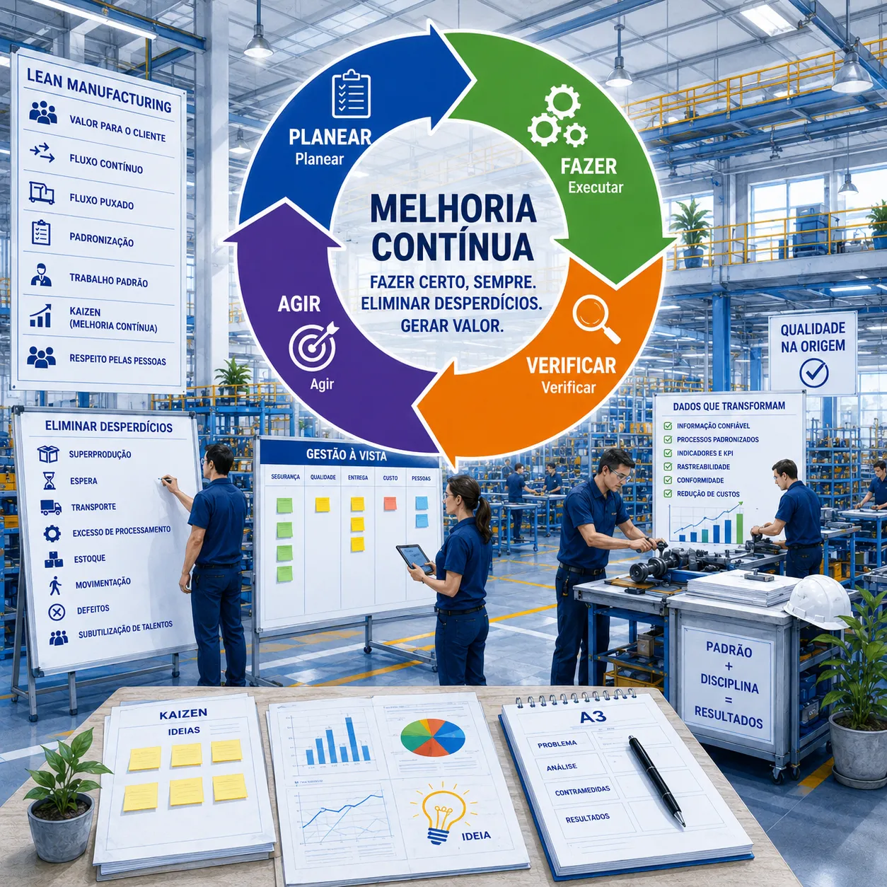 Melhoria contínua e Lean Manufacturing