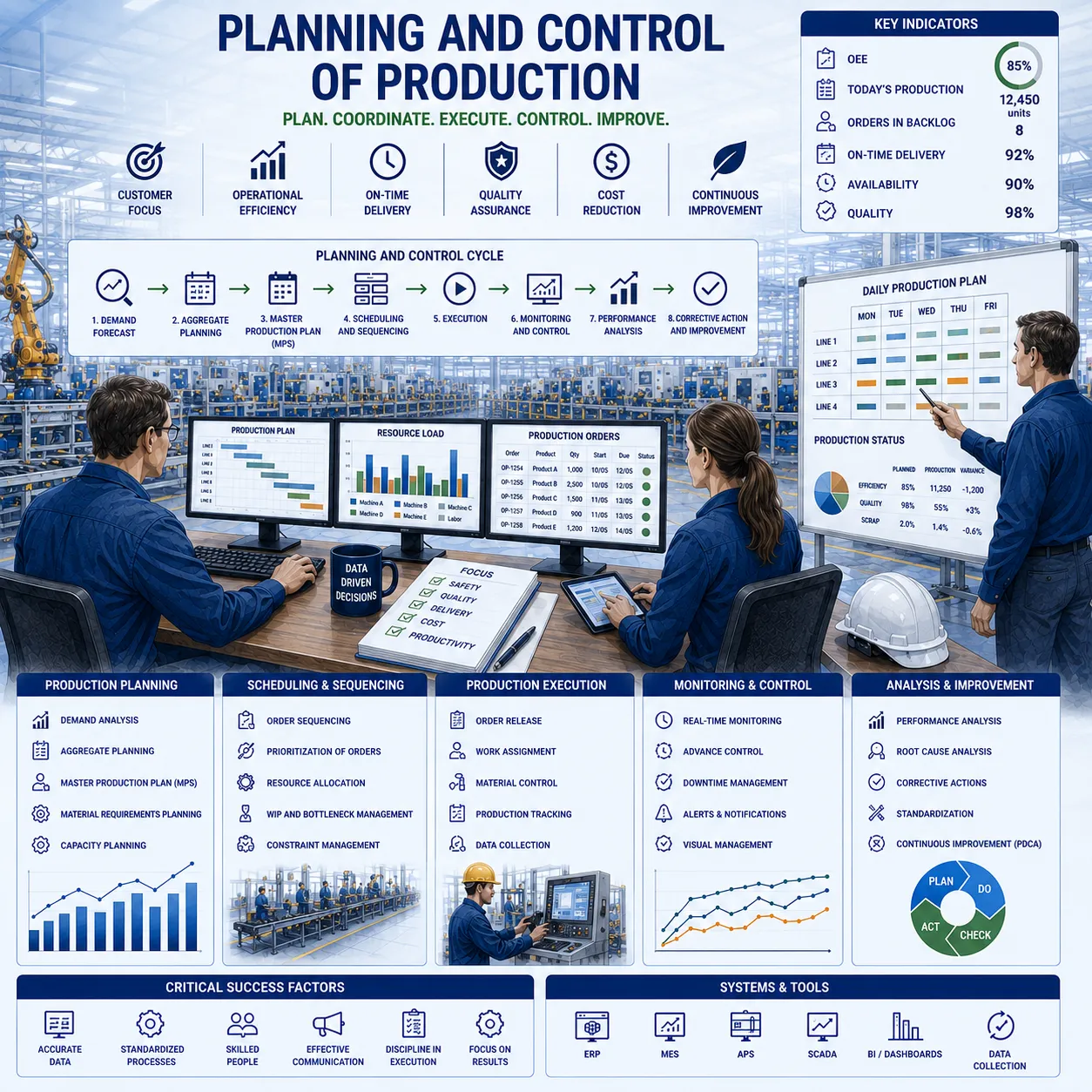 Production planning and control