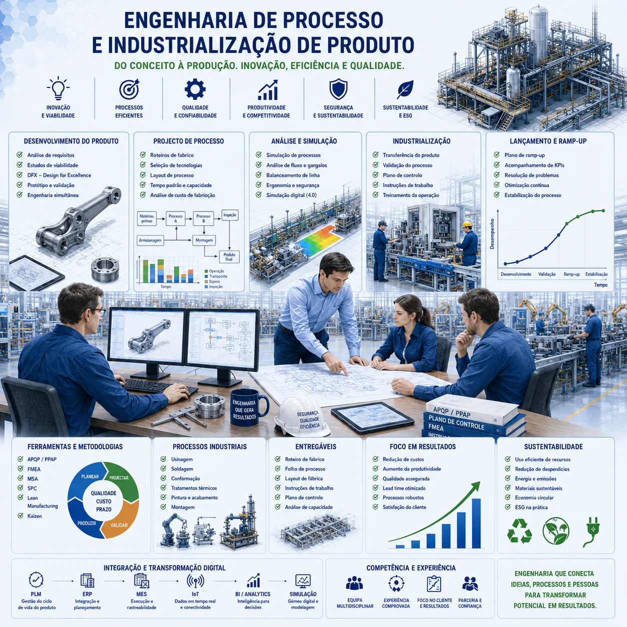 Engenharia de processo e industrialização
