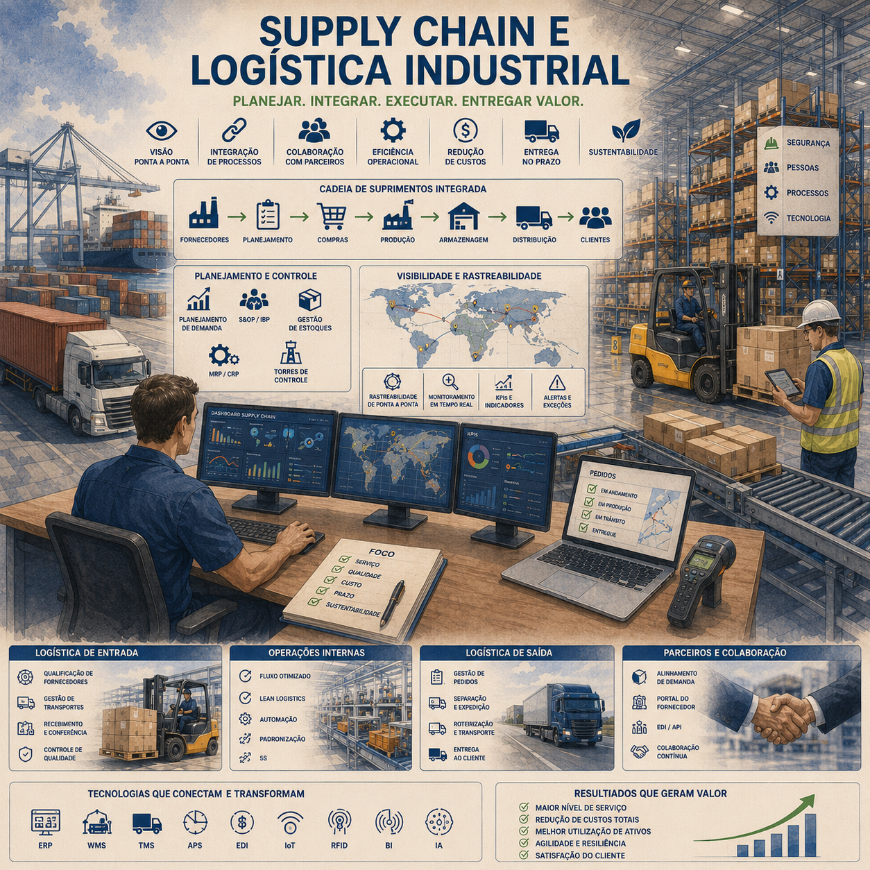 Supply Chain e logística industrial