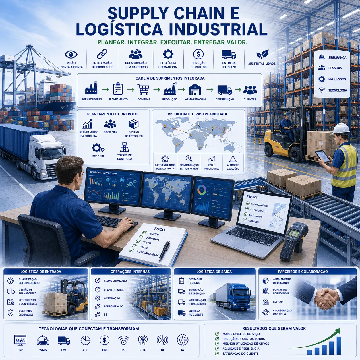 Supply chain e logística industrial